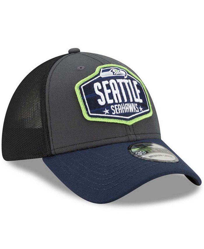 New Era Seattle Seahawks 2021 Draft 39THIRTY Cap - Macy's
