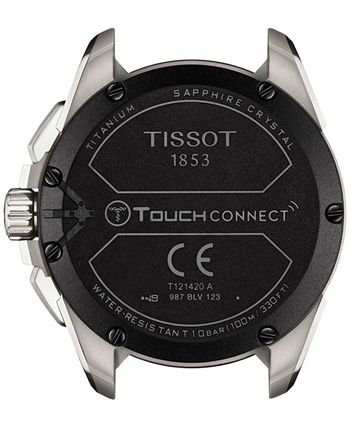Tissot - Men's Swiss T-Touch Connect Solar Titanium Bracelet Smart Watch 48mm