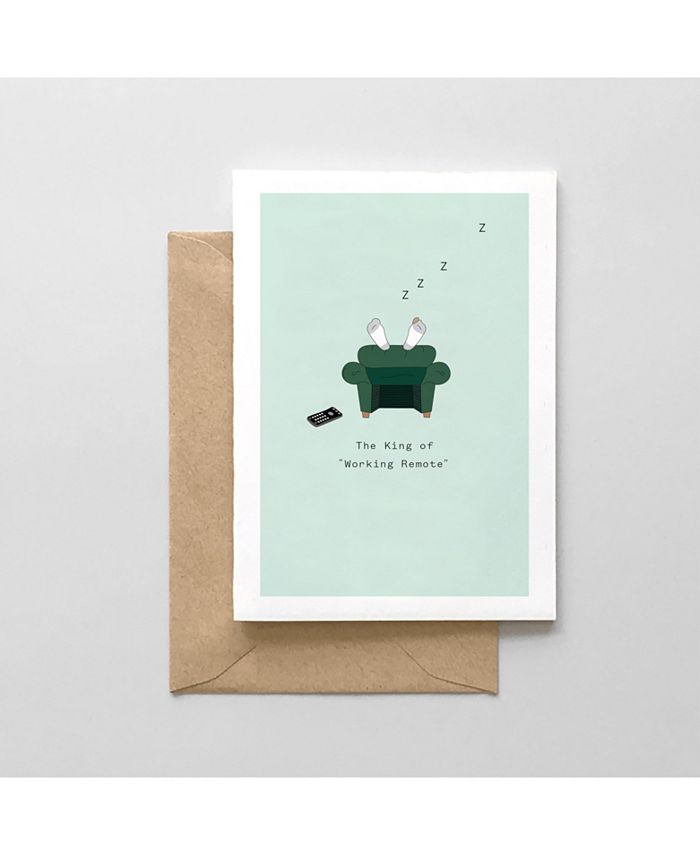 Spaghetti & Meatballs Working Remote Greeting Card Macy's