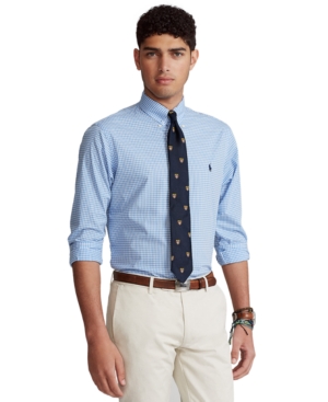 Polo Ralph Lauren Men's Classic-Fit Gingham Poplin Shirt