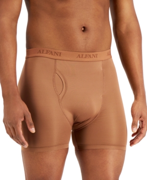 Alfani Men's Air Mesh Quick-Dry Moisture-Wicking Boxer Briefs Created for Macy's