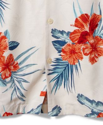 Tommy Bahama Men's Hilo Hibiscus Short-Sleeve Silk Shirt - Macy's