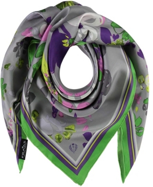 Women's Graphic Floral Square Scarf