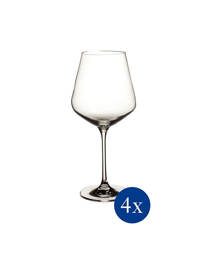 relais Ervaren persoon Verpersoonlijking Villeroy & Boch La Divina Red Wine Glass, Set of 4 & Reviews - Glassware &  Drinkware - Dining - Macy's