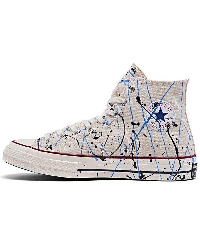 Converse Men's Chuck 70 Paint Splatter High Top Casual Sneakers from ...