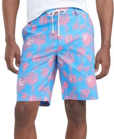 Men's 10" Miho Palm-Print South Beach Shorts 