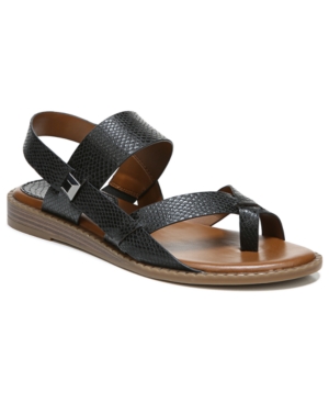 Franco Sarto Gans Sandals Women's Shoes In Black
