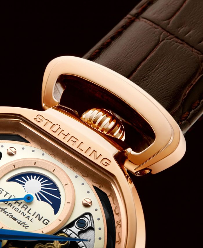 Dual Time Automatic Navigator 46mm Skeleton – Stührling