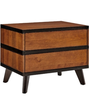 Shop Linon Home Decor Roycroft 2-drawer Nightstand In Walnut