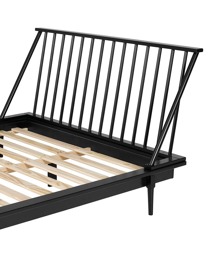 Walker Edison Modern Wood Queen Spindle Bed Macy's