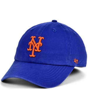 47 Brand New York Mets Classic On-field Replica Franchise Cap In Royalblue