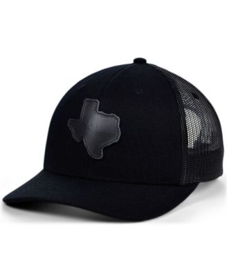 Lids - TEXAS Blackout State Patch Curved Trucker Cap