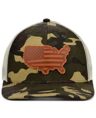 Local Crowns United States of America Woodland State Patch Curved Trucker Cap