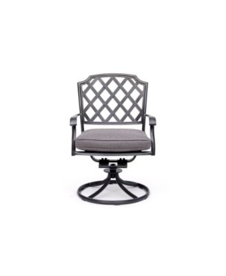 CLOSEOUT! Vintage II Outdoor Swivel Chair with Outdura&reg; Cushions, Created for Macy's