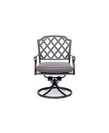 Agio - Vintage II Outdoor Sling Swivel Chair, Created for Macy's