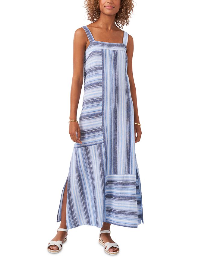 Vince Camuto Striped Sleeveless Dress & Reviews - Dresses - Women - Macy's