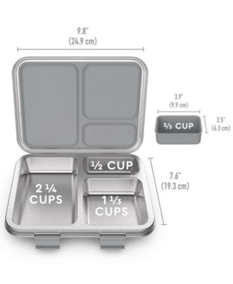 Kids Stainless Steel Leak-Resistant Lunch Box (Blue)