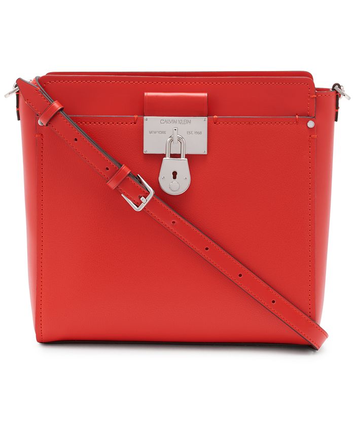 Calvin Klein Saffiano Leather Zip-Around Wallet - Macy's