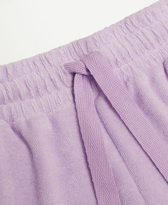 MANGO Towel Pyjama Shorts - Macy's