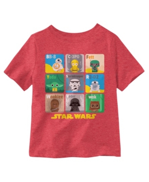 Hybrid Little Boys Star Wars Alphabet T-Shirt