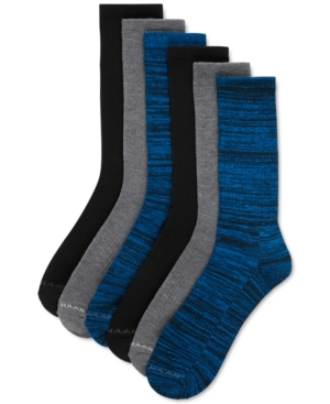 Cole Haan Men's 6-Pk Crew Socks