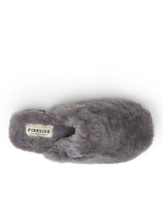 Women's Shelly Beach Genuine Shearling Fuzzy Scuff Slipper