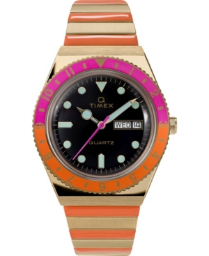 Timex Women's Q Reissue Two-tone Bracelet Watch 36mm