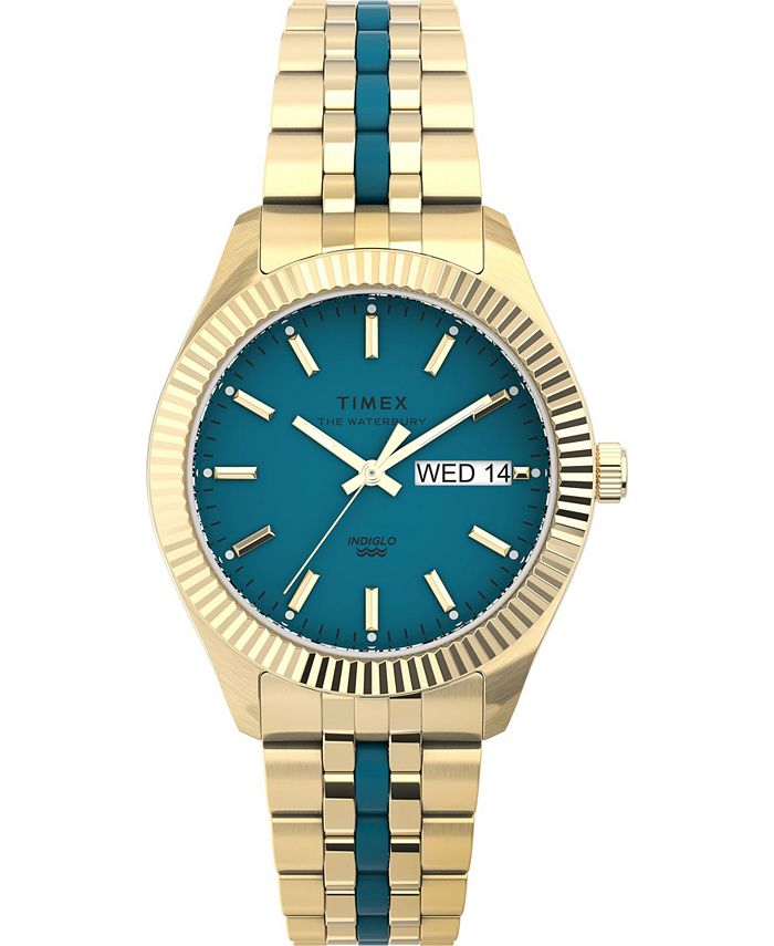 Timex Women s Waterbury Gold Tone Stainless Steel Bracelet Watch