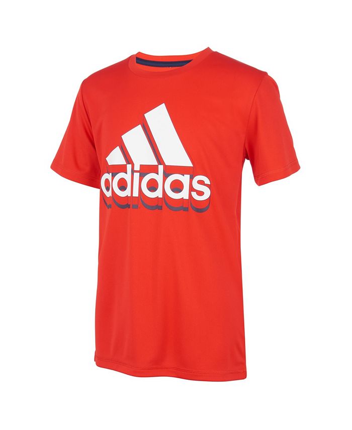 adidas Big Boys Short Sleeve Badge of Sport T-shirt - Macy's