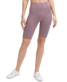 Ribbed High-Waist Bike Shorts