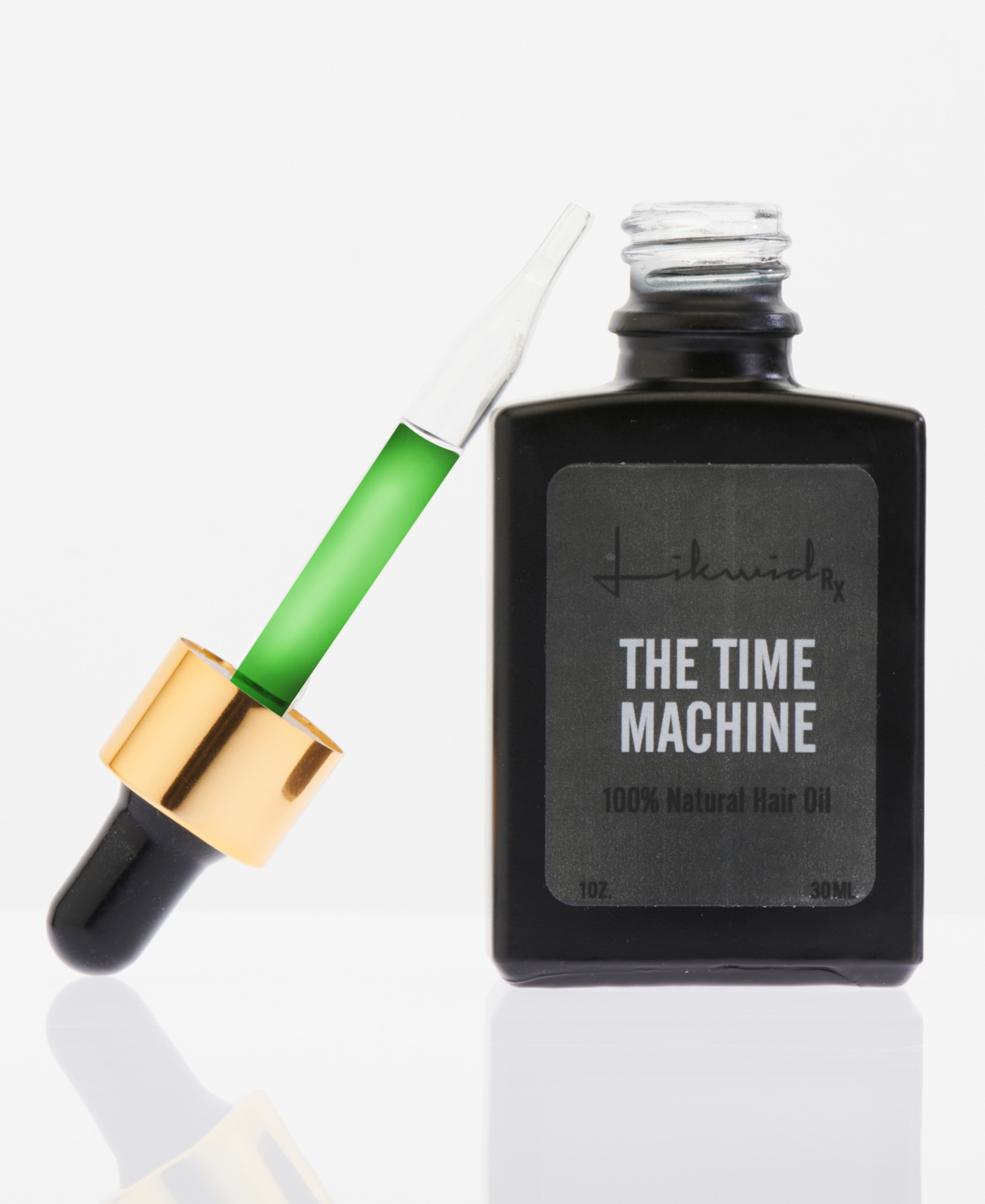 The Time Machine 100% Natural Hair Oil, 1 oz - Gray