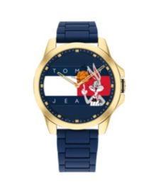 Tommy Hilfiger Space Jam Blue Silicone Strap Looney Tune Watch 42mm