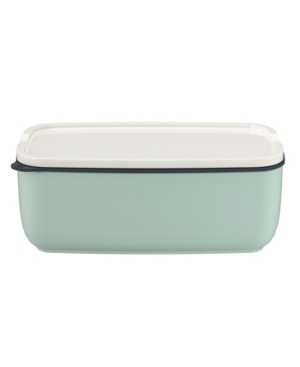 Villeroy & Boch Large Lunch Box Rectangular Mineral In Mineral Green