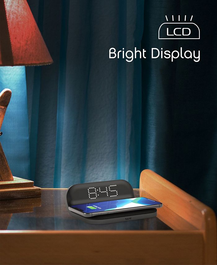 Tzumi Wireless Charging Alarm Clock & Reviews Home Macy's