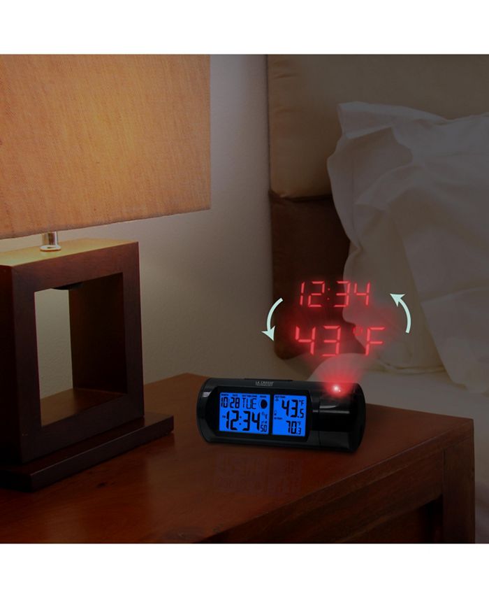 La Crosse Technology Atomic Projection Alarm clock with Indoor and