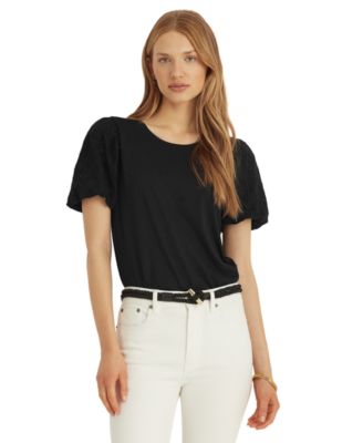 Lauren Ralph Lauren - Puffed Sleeve Top