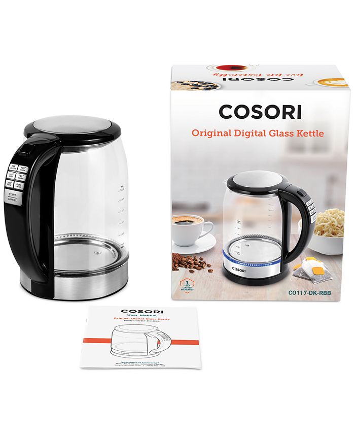 Cosori Original Digital 1.8Qt. Electric Glass Kettle Macy's