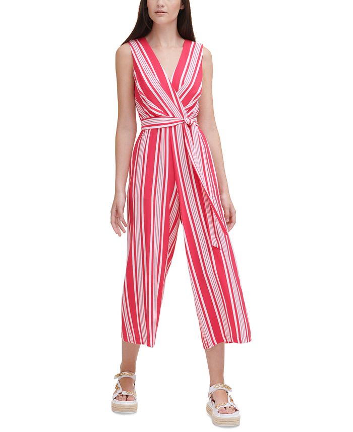 Karl lagerfeld sale red jumpsuit
