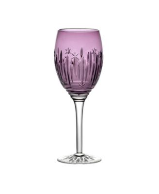 Winter Wonders Midnight Lilac Frost Wine Glass