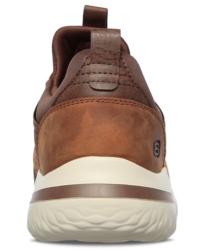 skechers men's delson 3.0 cicada slip on shoes