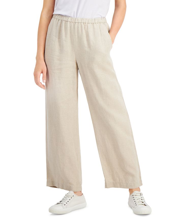 Eileen Fisher Ankle-Length Straight-Leg Pants & Reviews - Pants ...