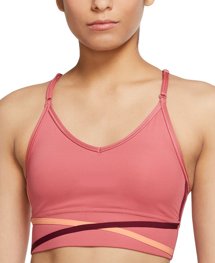 Nike Women's Longline Medium Impact Sports Bra - Macy's