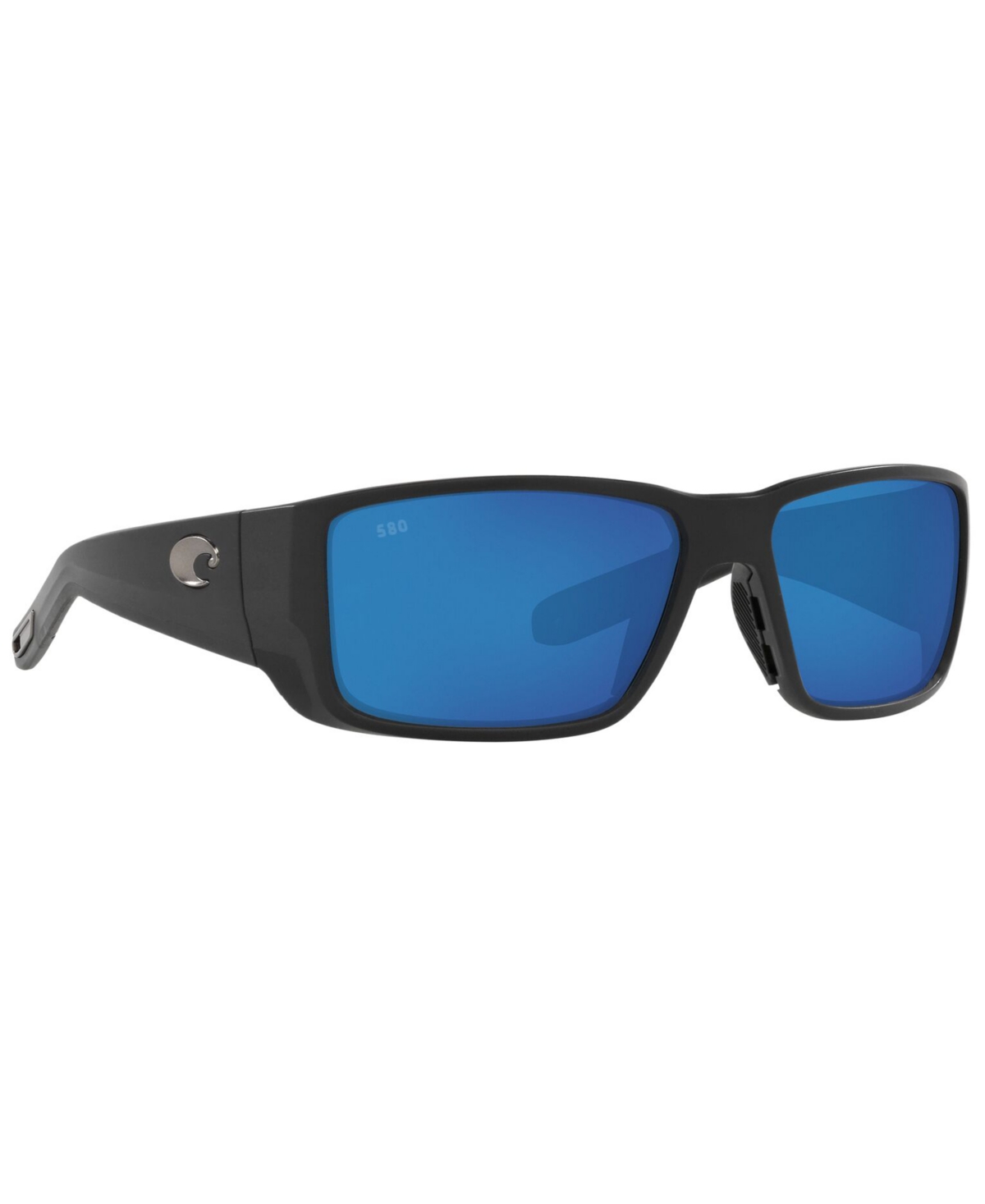 Shop Costa Del Mar Polarized Blackfin Pro Sunglasses, 6s9078 60 In Matte Black,blue Mirror G