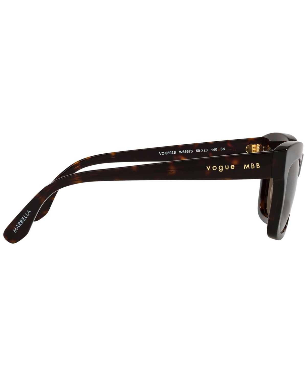 Mbb X Vogue Eyewear Sunglasses, VO5392S 50 - Dark Havana - Dark Brown