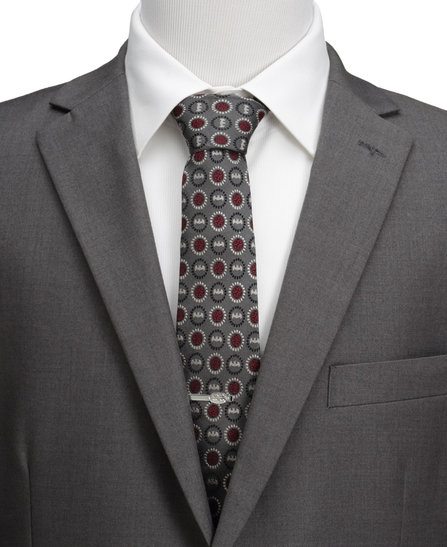 Men's Batman Medallion Symbol Silk Tie