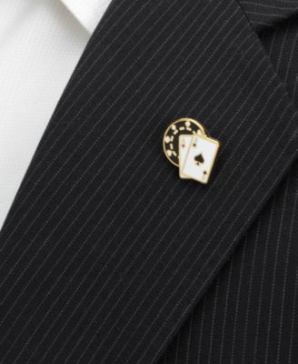 Men's Poker Lapel Pin