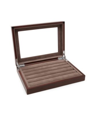 Men&#39;s Espresso Cufflinks Collector&#39;s Case