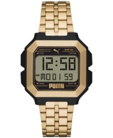 Remix LCD, Gold-Tone Stainless Steel Watch,P5052