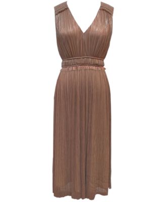 Taylor Plus Size Smocked-Waist Midi Dress - Macy's