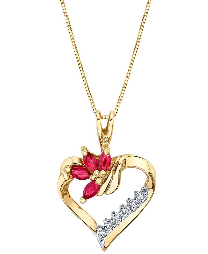 Macys outlet ruby necklace